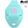 MOXI Beach Bunny Toe Caps - Sky Blue - Front - MOX123158