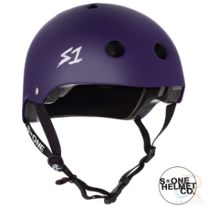 S1 LIFER Helmet - Matt Purple - Angled - SHLIMPU