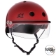 S1 LIFER Helmet inc Visor - Blood Red - Angled - SHLIVSR