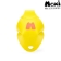 MOXI Beach Bunny Toe Caps - Lemonade - Front Shadow - MOX123403