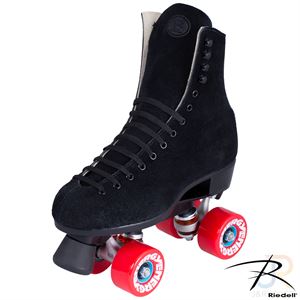 Riedell 135 Zone Skates - Black - Width Wide D