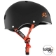 S1 LIFER Helmet - Matt Black inc Orange Strap - Side - SHLIMBKO