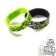 MADDGEAR Wristband Adjustable - Green & Black Closed
