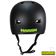 Harsh ABS Helmet - Matt Black - Rear View - HA207-201