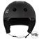 S1 RETRO Helmet - Matt Black inc Black Stripe - Front - SHRLIMBS
