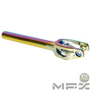 MFX Affray Scooter Fork - Neo Chrome - Angled - 205-098