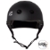 S1 LIFER Helmet - Matt Black inc Black Strap - Front - SHLIMBK