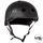 S1 LIFER Helmet - Matt Black inc Grey Strap - Angled - SHLIMBKGY