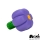 Moxi Brake Petals - Violet FMN - Angled - MOX123659