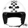 S1 RETRO Helmet - White Gloss Black Check - Front - SHRLIWGBC