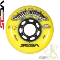 Seba Street Invader Wheels Yellow - 80mm 84A - SSK-SWL-S180-YEBK