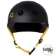 S1 LIFER Helmet - Matt Black inc Yellow Strap - Front - SHLIMBKY