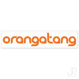 Orangatang Logo Sticker - Orange - LCSSPOR101