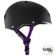 S1 LIFER Helmet - Matt Black inc Purple Strap - Side - SHLIMBKP
