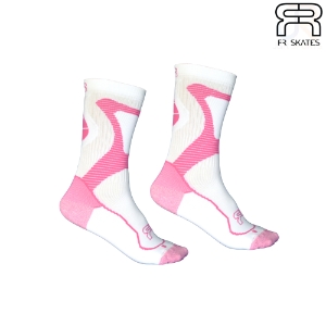 FR NANO Sports Socks - White Pink - Pair - FRSONWHPK