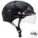 S1 LIFER Helmet inc Visor - Black Glitter - Side View - SHLIVBGG