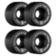 ROLLERBONES - TEAM LOGO BLACK (8) - 57mm/98a