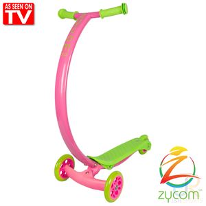 Zycom C100 Cruz Pink Lime Angled - ZYC 204-567