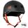 S1 LIFER Helmet - Matt Black inc Orange Strap - Angled-SHLIMBKO