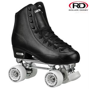 Roller Derby Stratos High Top - Black - Angled - RDP225M