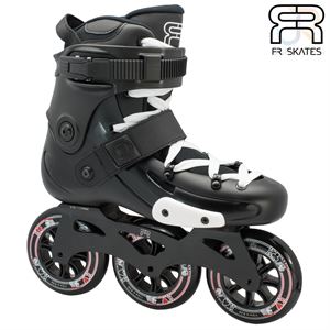 FR Skates - FR X 310 - Black - Angled - FRSKFRX310BK