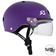 S1 LIFER Helmet inc Visor - Matt Purple - Side - SHLIVMPU