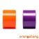 Orangatang CAGUAMA Wheel - Orange and Purple Contact Patch - ORCAG8583