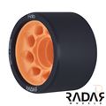 Radar Wheels HALO - Charcoal Orange - Angled - 59mm 86a RWRHA59GOR