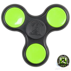 MGP Fidget Spinner - Black Lime - Top View - MGP206303