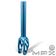 MFX Affray Scooter Fork - Electric Blue - Profile inc Shadow - 205-201