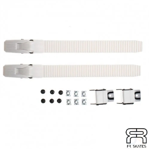 FR - SAFETY TOP BUCKLES - WHITE - 180mm (Pair)
