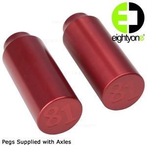 81 Customs Pegs - Red 81C6115R
