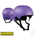 Harsh PRO EPS Helmet - Matt Purple 204-237 Front & Rear