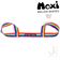 Moxi Roller Skate Leash - Rainbow MOX122558