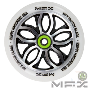 MFX R Willy Switchblade 120mm Scooter Wheel - White - 205-092