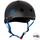 S1 Mini LIFER Helmet - Matt Black Cyan Strap - Angled - SHMLIMBK