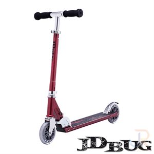 JD Bug Classic Street Scooter 120 - Red Glow Pearl Angled Low - JDMS123