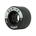 RADAR WHEELS (4) - DOMINO- BLACK/SILVER - 50 x 31mm/98A