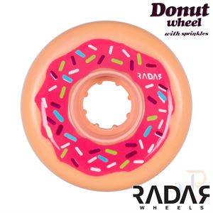 Radar Wheels Donut - Pink - Front - 62 x 32mm 78a - RWRDOPK