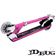 JD Bug Classic Street Scooter 120 - Pastel Pink Folded - JDMS124