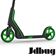 JD Bug PRO Commute Scooter 185 - Green - Side View - JDMS185