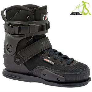 Seba CJ2 Boot - Black - Angled View - SSK-BCJ2-BK