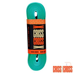 CRISS CROSS X DERBY LACES - DUO - GREEN/BLUE - 108"