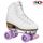 Roller Derby Stratos High Top - White - Angled - RDP225W