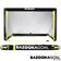 BazookaGoal XL 150 x 90 - Black Yellow - Front & Fold - PIBGXL10
