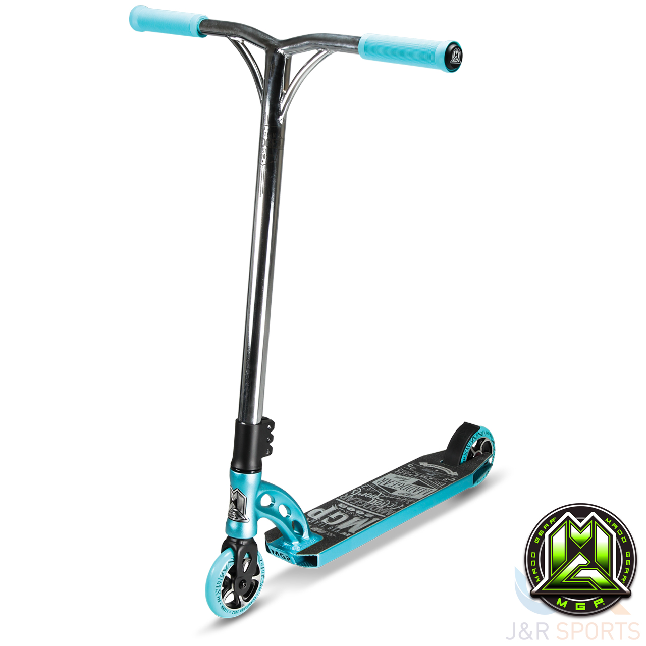 VX6 Team Edition Teal Chrome Scooter from MGP distributed by J R