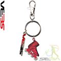 Seba High Steel Key Ring Red - SSK14-SKH-STRE