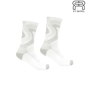 FR NANO Sports Socks - White / Grey