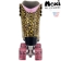 Moxi Ivy Skate - Jungle Pink Leopard Print - Rear View - MOX497351010