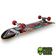 Madd Gear PRO Skateboard - Jest Red Turq - Profile - MGP205-291